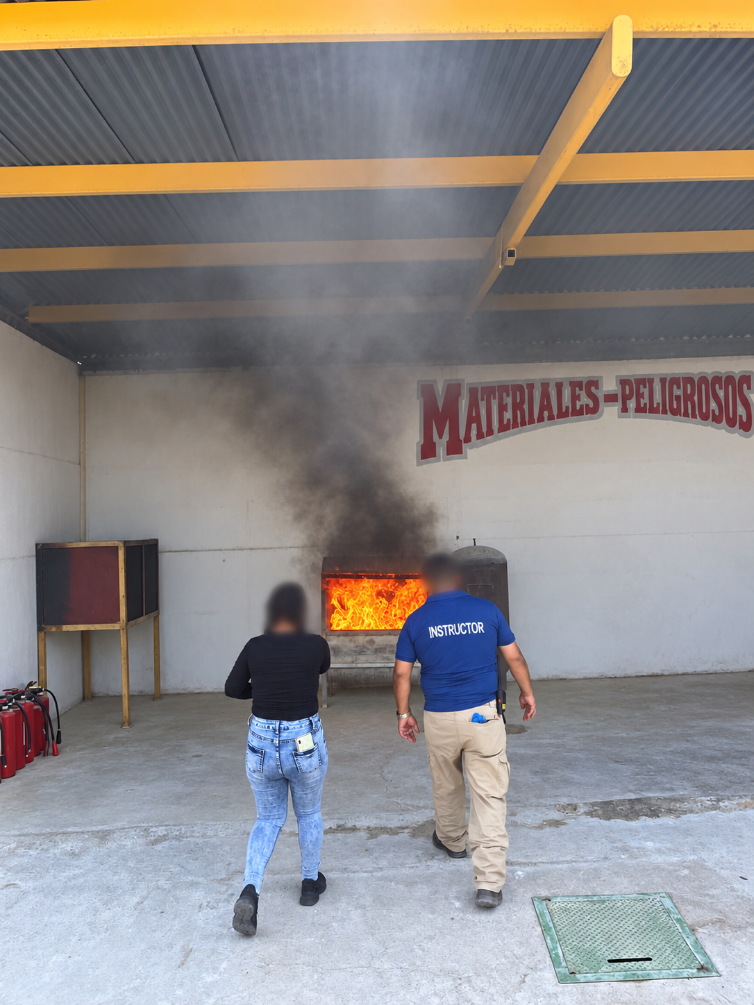 Capacitación de brigada contra incendios